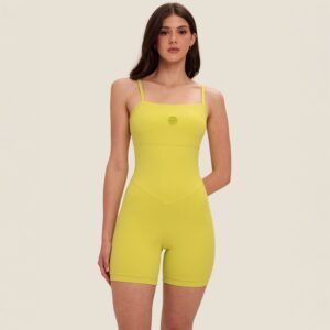 Macaquinho Basics Verde Luminosity Poliamida Com Bojo